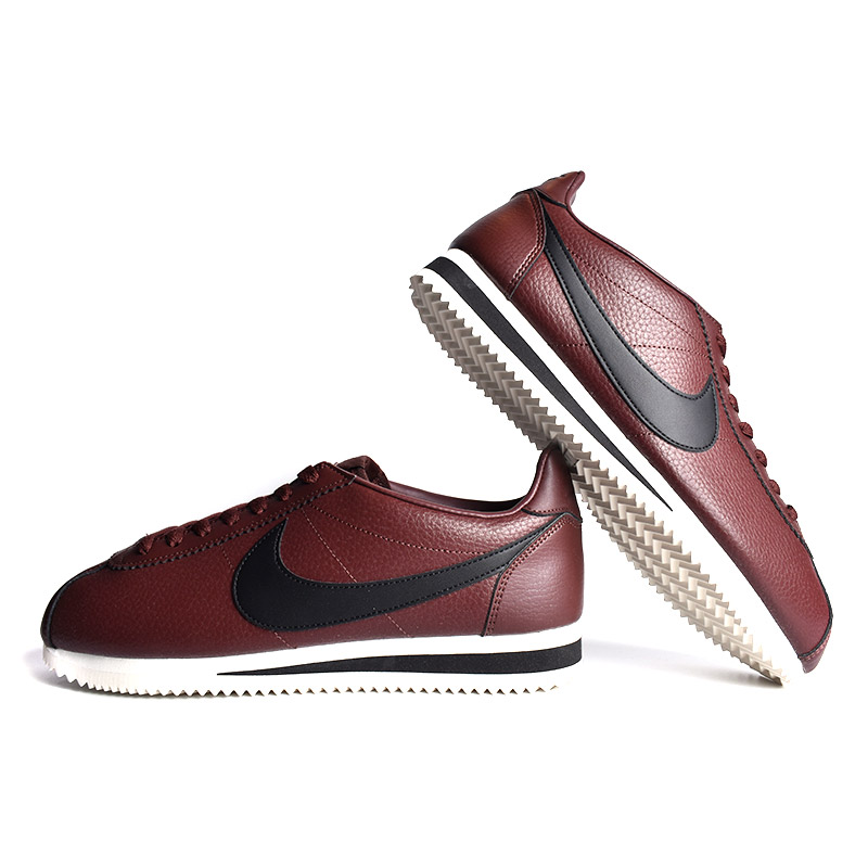 nike cortez leather brown